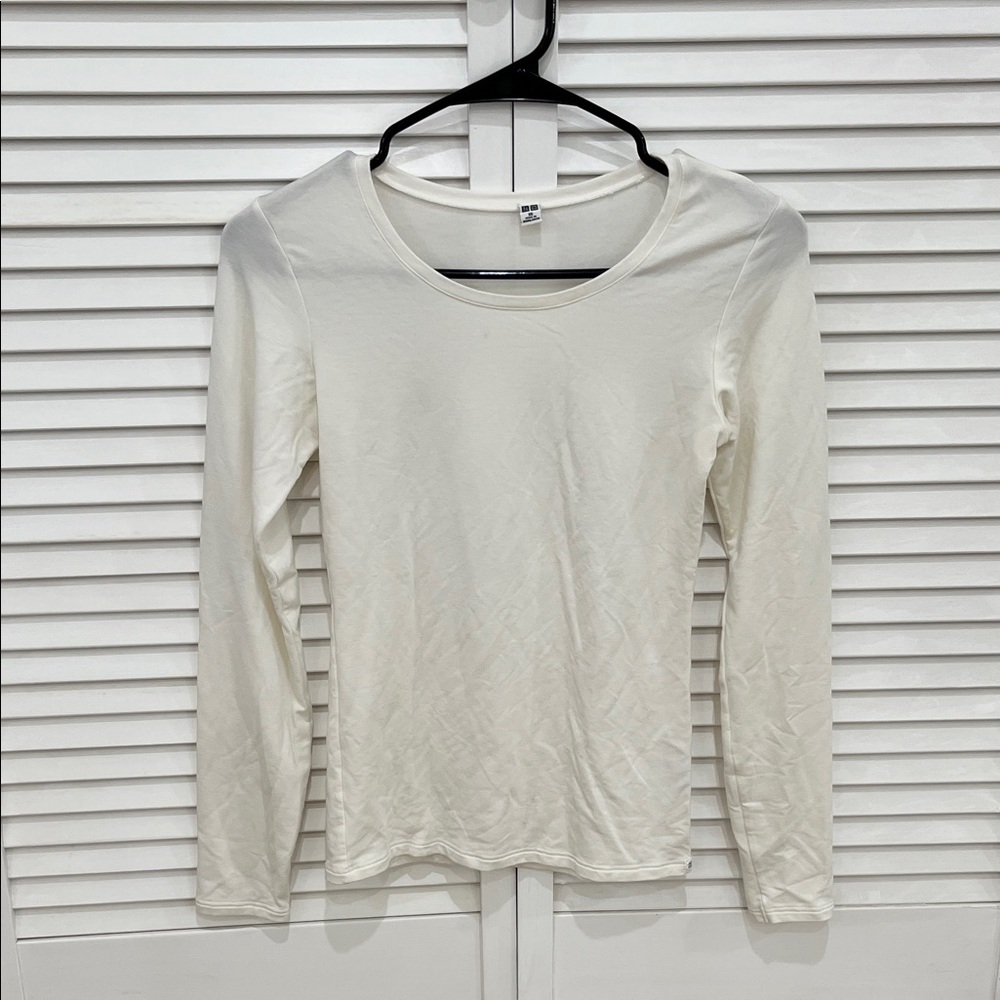 Uniqlo White HeatTech Shirt
